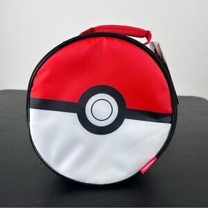 Pokemon Pokeball Thermos Insulated Soft Lunch Box Zip Closure with Carry Handle